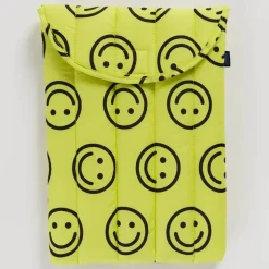 Puffy Laptop Sleeve 13" / 14" in Yellow Happy by Baggu