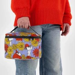Puffy Lunch Bag in Floral Snoopy by Baggu
