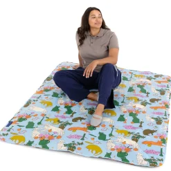 Puffy Picnic Blanket in Table Cats by Baggu