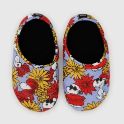 Puffy Slippers in Floral Snoopy by Baggu
