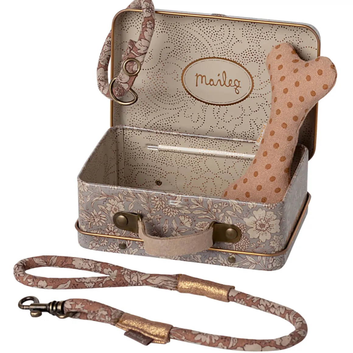 Puppy Accessories in Rose (Polka Dot) by Maileg