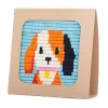 Puppy Picture Frame Needlepoint Kit by Sozo