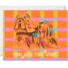Puppy Vibe Friendship Greetings Card by Red Cap Cards