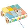 Pure Pull Along Blocks Cart by Janod