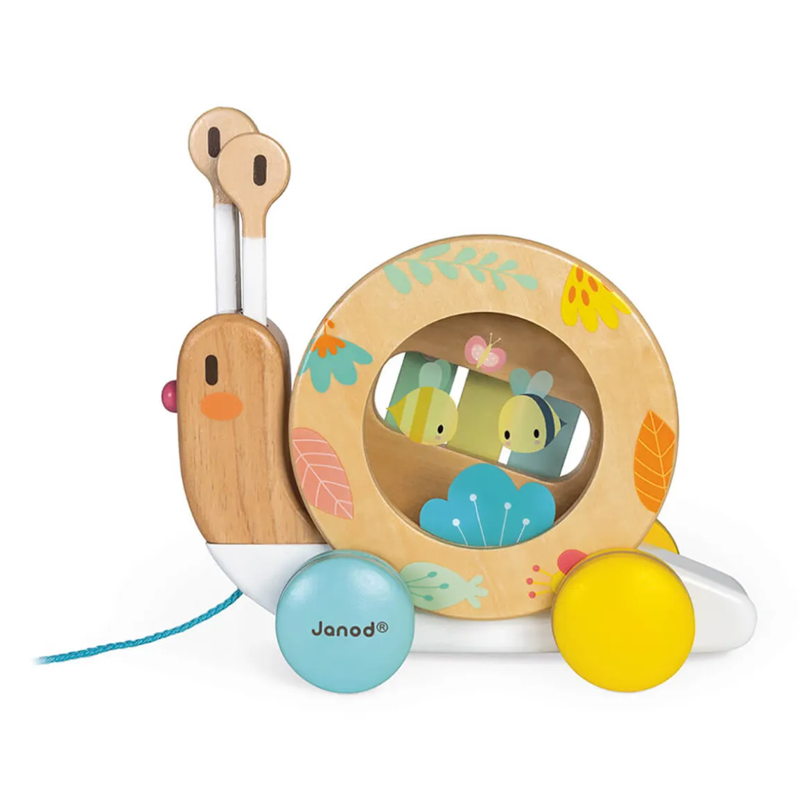 Pure Pull-Along Snail by Janod