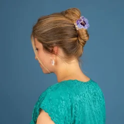 Purple Pansy Hair Claw by Coucou Suzette
