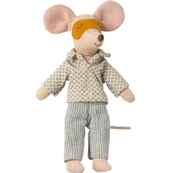 Pyjamas For Dad Mouse (Diamond Shirt) by Maileg