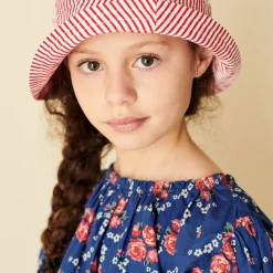 Queen's Park Blouse in Rose Posy Print Blue by Caramel