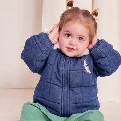 Quilted Denim Baby Jacket by Bobo Choses