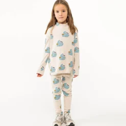 Rabbits Mockneck Tee by Tinycottons - Last One In Stock - 10-12 Years