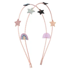 Rainbow And Star Double Alice Band by Mimi & Lula