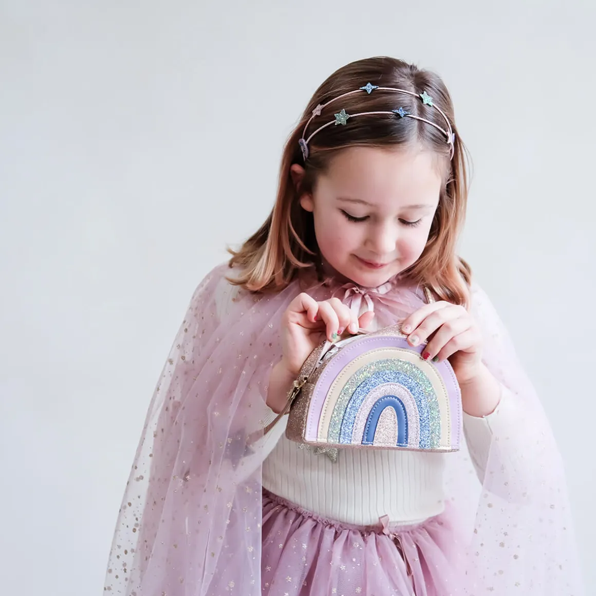 Rainbow And Star Double Alice Band by Mimi & Lula