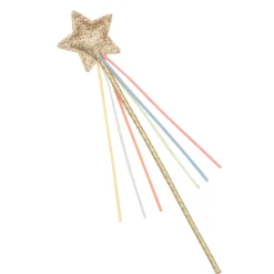 Rainbow Glitter Star Wand by Rockahula