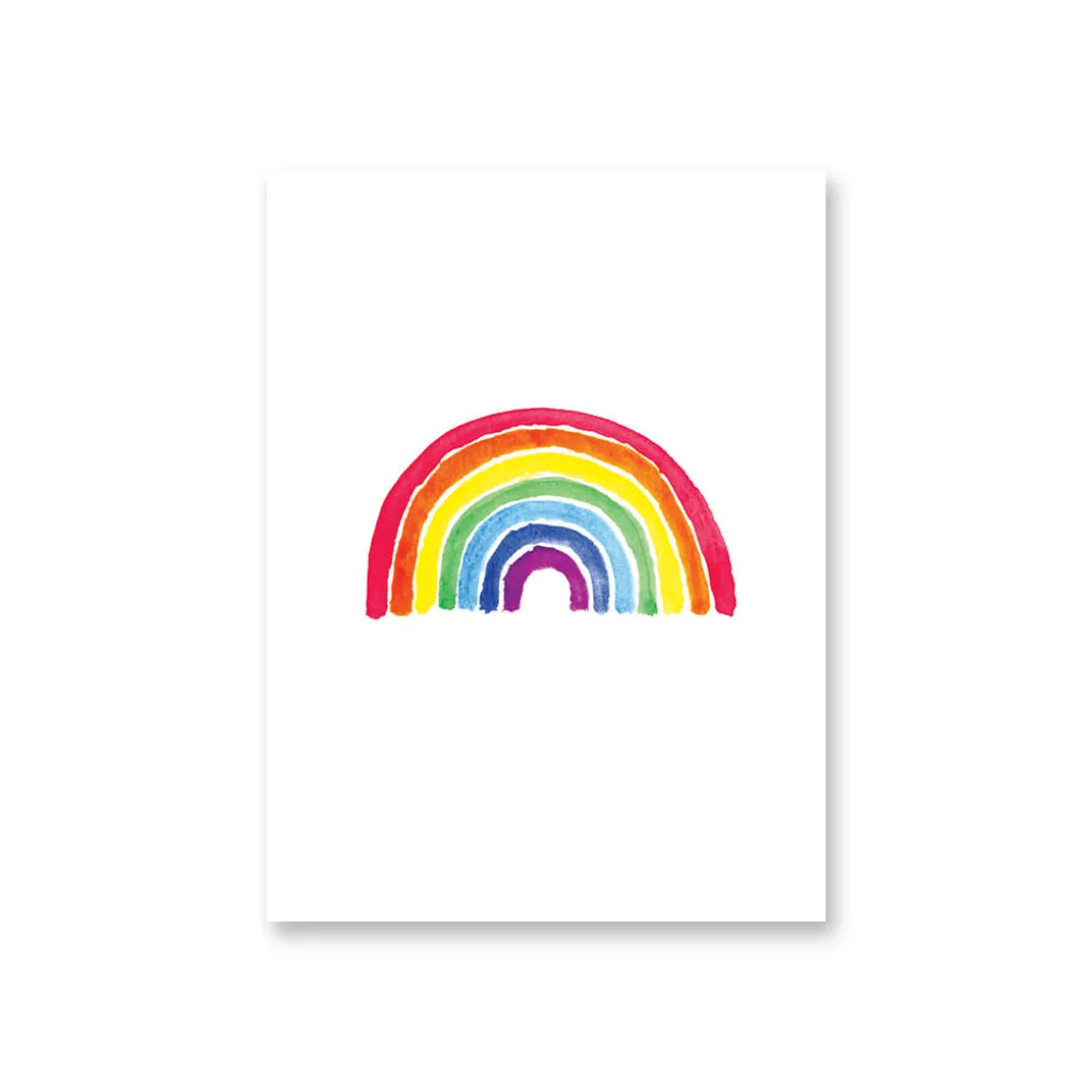 Rainbow Mini Greetings Card by Dominic Early for Earlybird Designs
