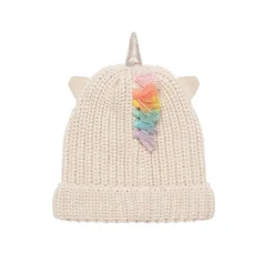 Rainbow Unicorn Knitted Hat by Rockahula