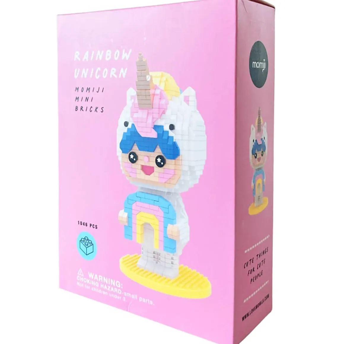 Rainbow Unicorn Mini Bricks by Momiji