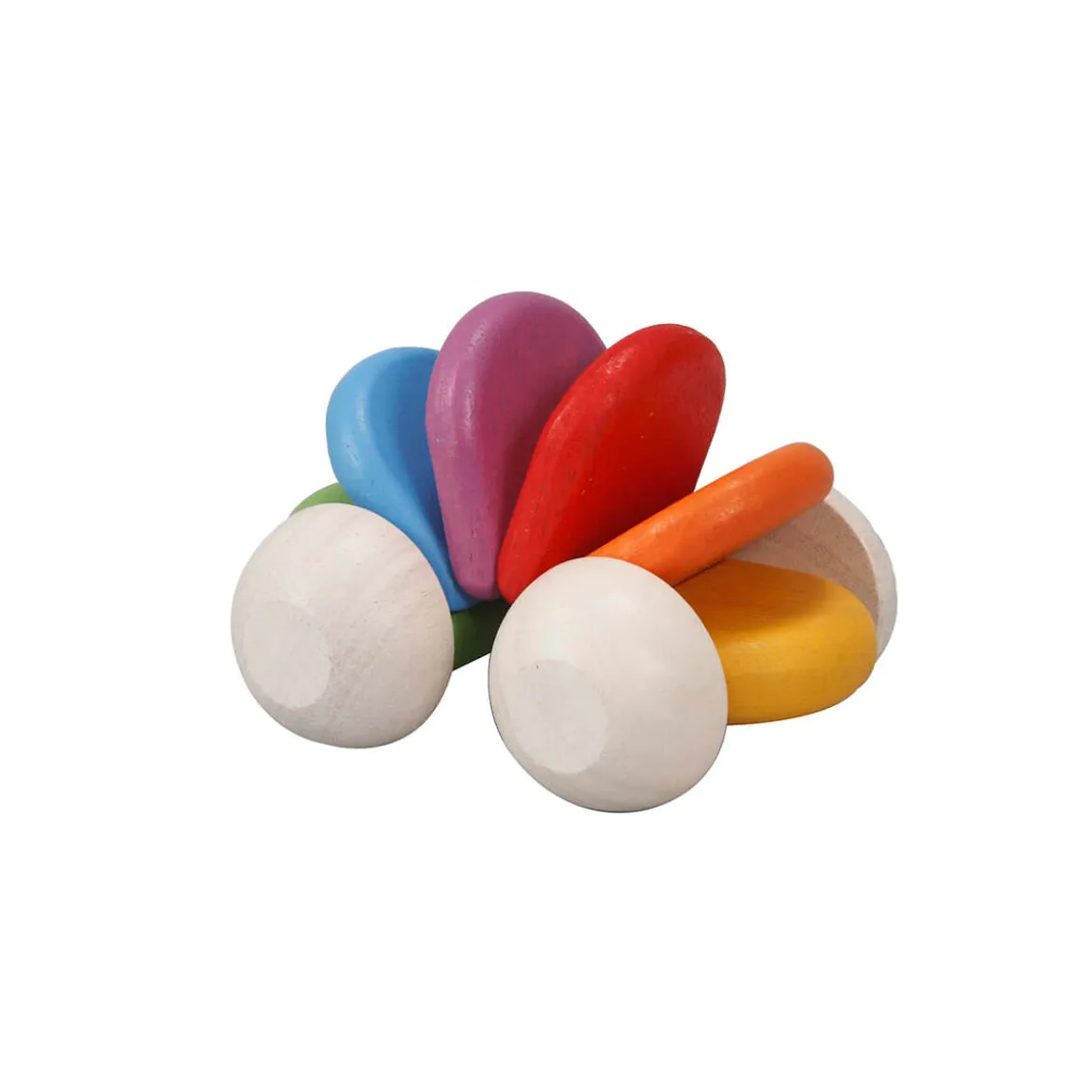 Rainbow Wooden Baby Car by PlanToys