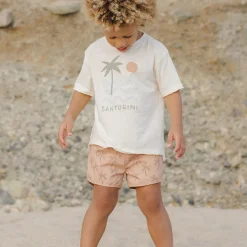 Raw Edge Tee in Santorini by Rylee & Cru