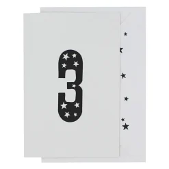 3rd Birthday Greetings Card by Artcadia