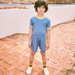 Rec Tee in Blueslate by Misha & Puff