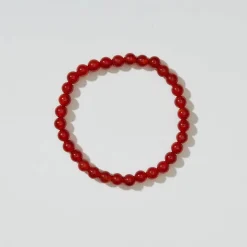 Red Carnelian Kids Bracelet by Nirrimis