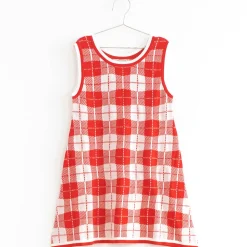 Red Check Dress by Fish & Kids