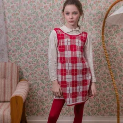 Red Check Dress by Fish & Kids