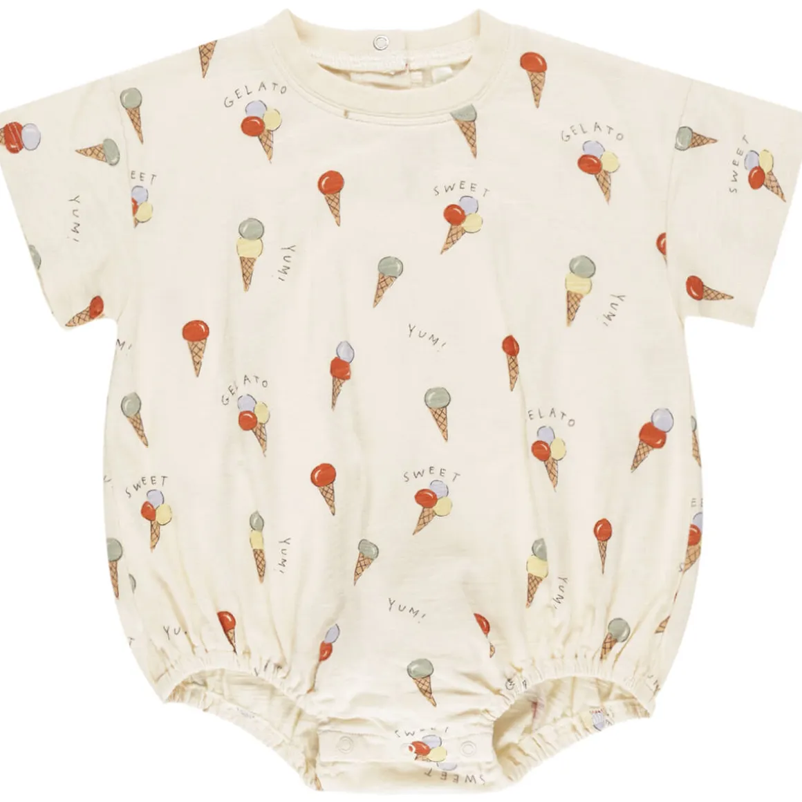Relaxed Bubble Romper in Gelato by Rylee & Cru
