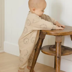 Relaxed Fleece Jumpsuit in Lions by Quincy Mae