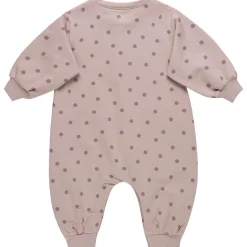 Relaxed Fleece Jumpsuit in Polka Dot by Quincy Mae