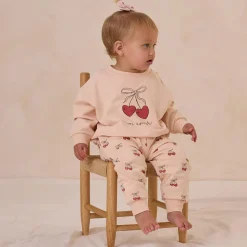 Relaxed Fleece Sweatpant in Mon Amour by Quincy Mae