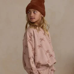Relaxed Sweatshirt in Bows by Rylee & Cru