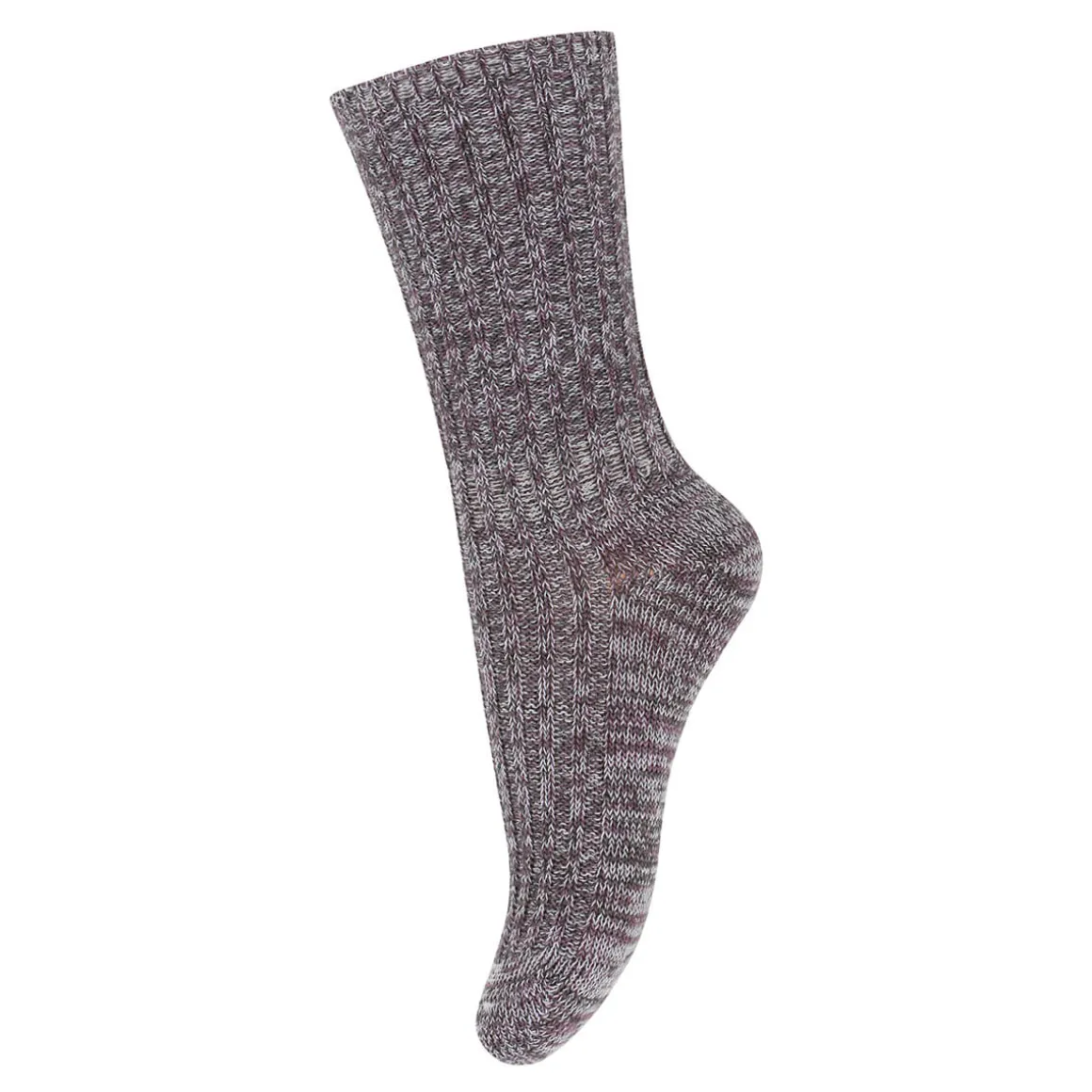 Re-Sock Cotton Ankle Socks in Dark Purple Dove by MP Denmark