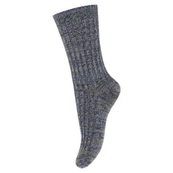 Re-Sock Cotton Ankle Socks in Stone Blue by MP Denmark