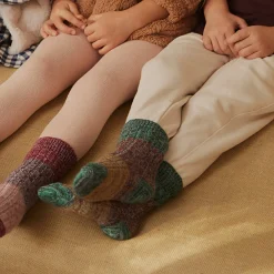 Re-Stock Cotton Rib Ankle Socks in Root Beer by MP Denmark