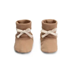 Ribbed Booties in Biscuit by Gray Label