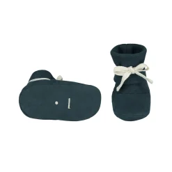 Ribbed Booties in Blue Grey by Gray Label