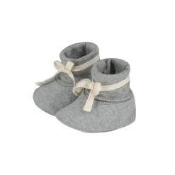 Ribbed Booties in Grey Melange by Gray Label