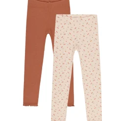 Ribbed Legging Set in Cherries / Poppy by Rylee & Cru