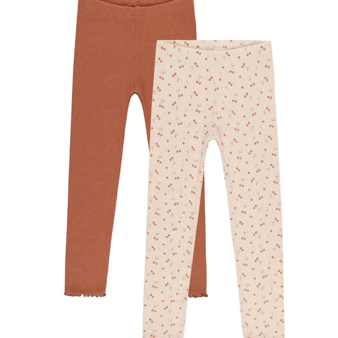 Ribbed Legging Set in Cherries / Poppy by Rylee & Cru