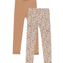 Ribbed Legging Set in Wildflower / Grapefruit by Rylee & Cru