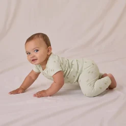 Ribbed Tee and Legging Set in Apples by Quincy Mae