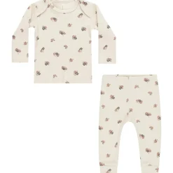Ribbed Tee and Legging Set in Wild Flowers by Quincy Mae