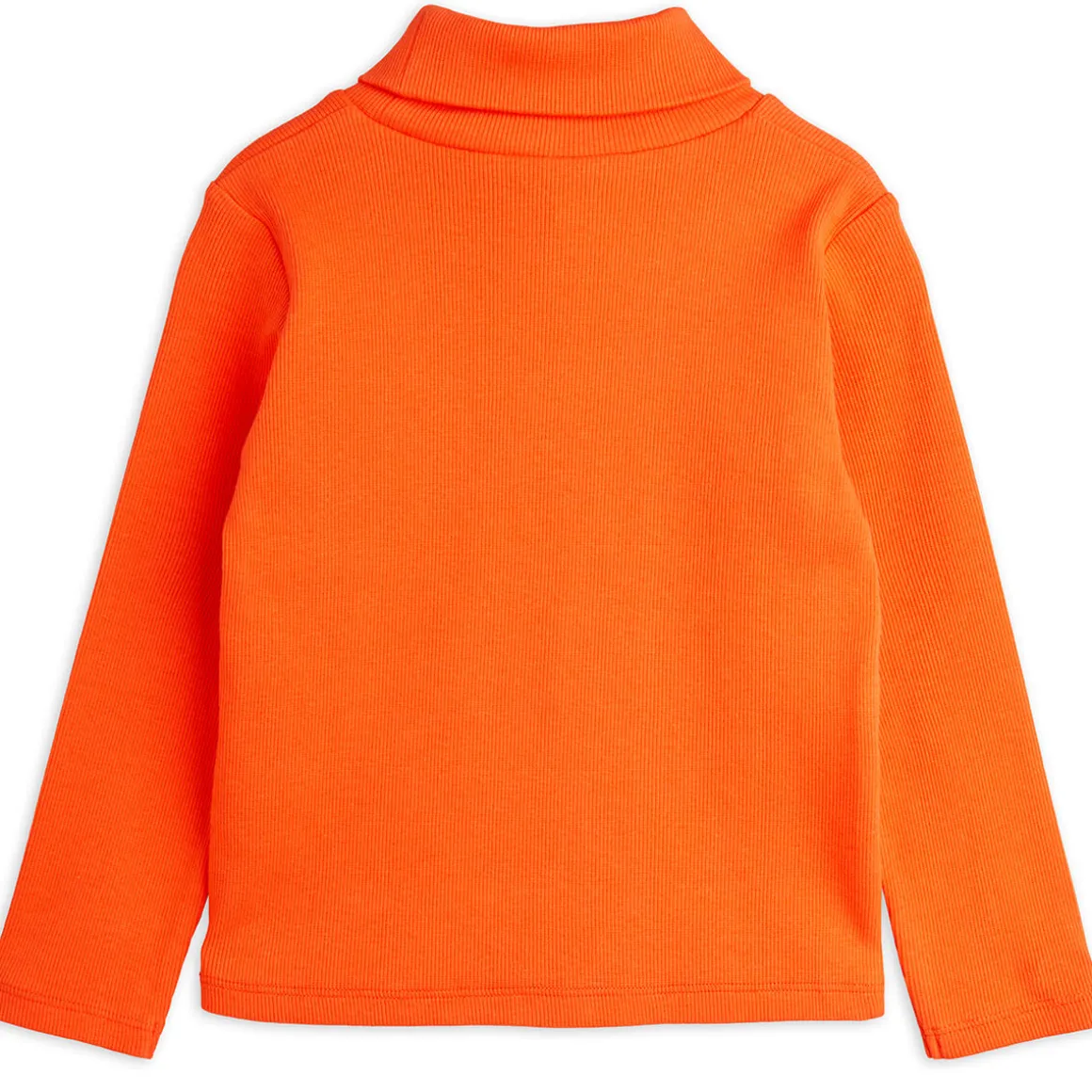 Rib Turtleneck in Red by Mini Rodini