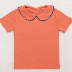 Rickrack Collar Tee in Gamberetto by Misha & Puff
