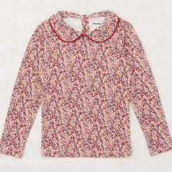 Rickrack Peter Pan Top in String Mini Floral by Misha & Puff