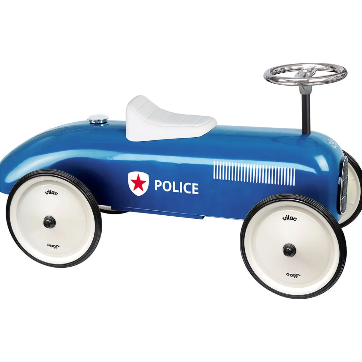 Ride On Metal Police Car by Vilac