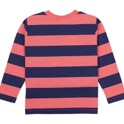 Riga Base Layer T Shirt in Plush Pink / Navy by Wynken - Last One In Stock - 6 Years