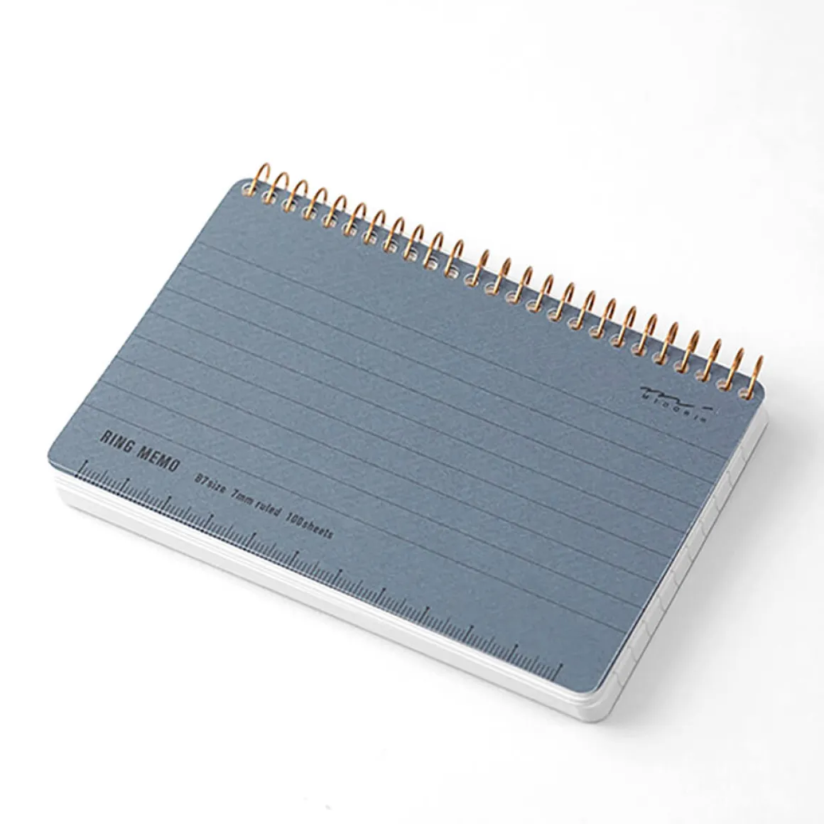 Ring Memo B7 Notebook in Blue by Midori