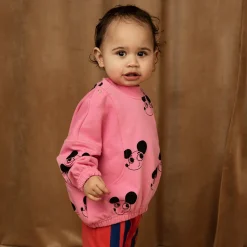 Ritzratz AOP Baby Sweatshirt in Pink by Mini Rodini